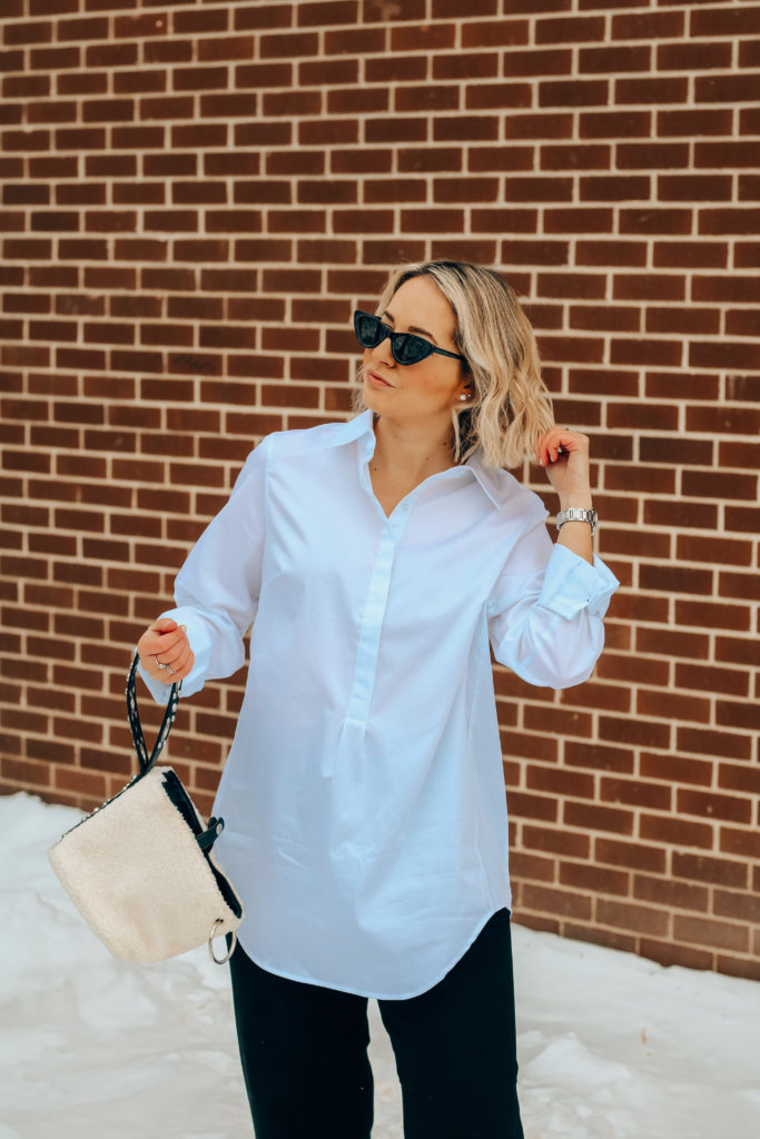 oversized white tshirt outfit